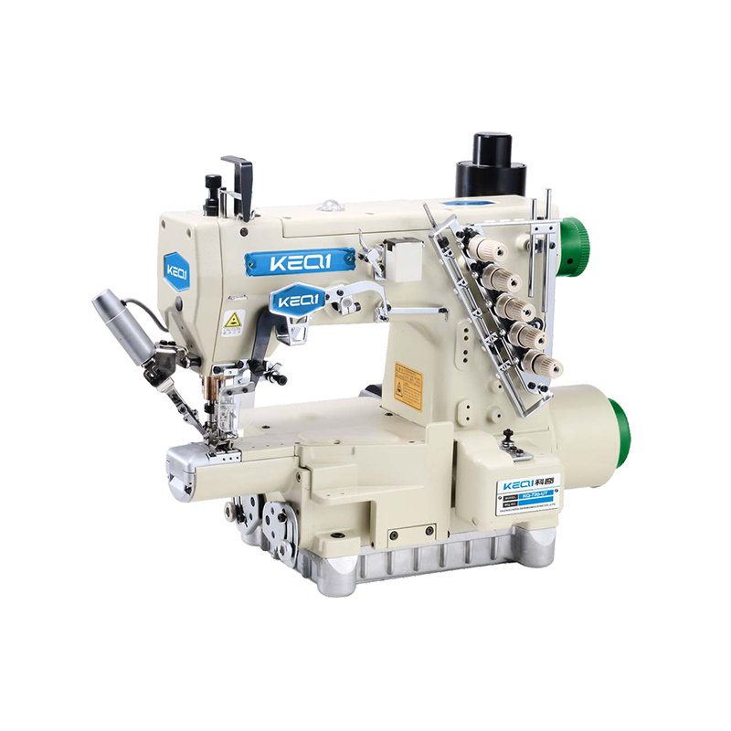 KQ-720-UT 细横筒型高速三针自动剪线绷缝机Fine horizontal tube-type high-speed three-pinautomatic trimming stretch sewing machine
